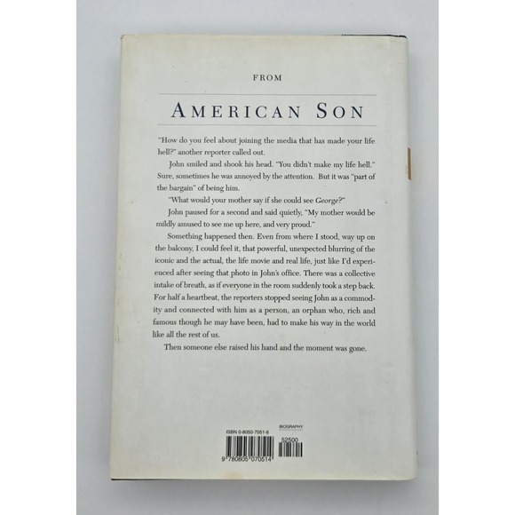 American Son A Portrait of John F Kennedy Jr Hardcover Book Used Biography - Picture 9 of 9